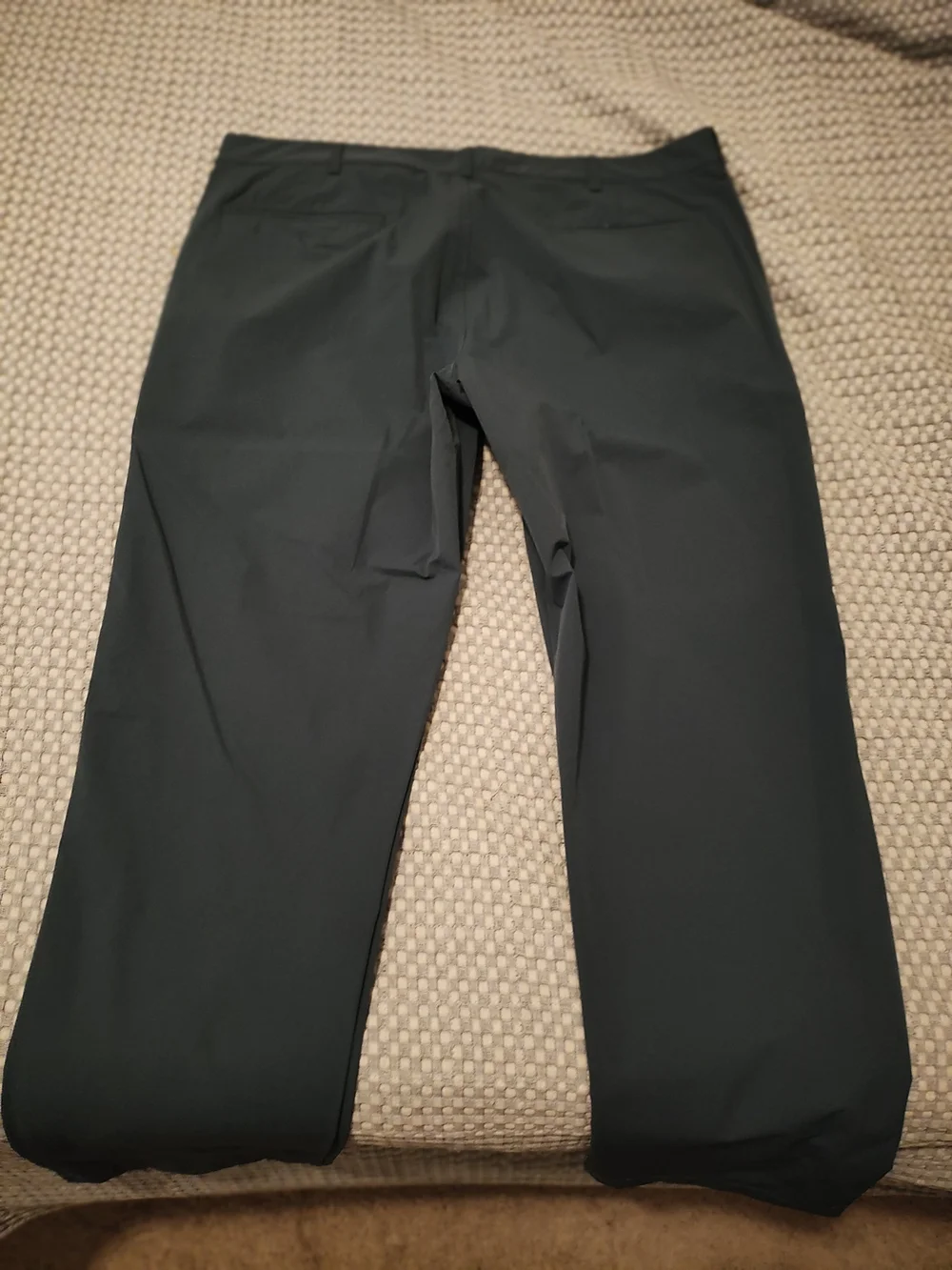 J-Crew Mens Deep Teal Tech Pants 38x32